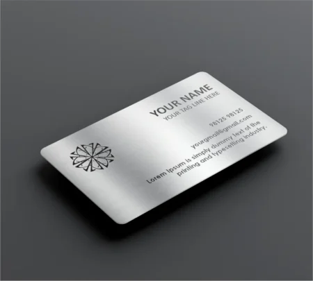 Metallic Business Cards